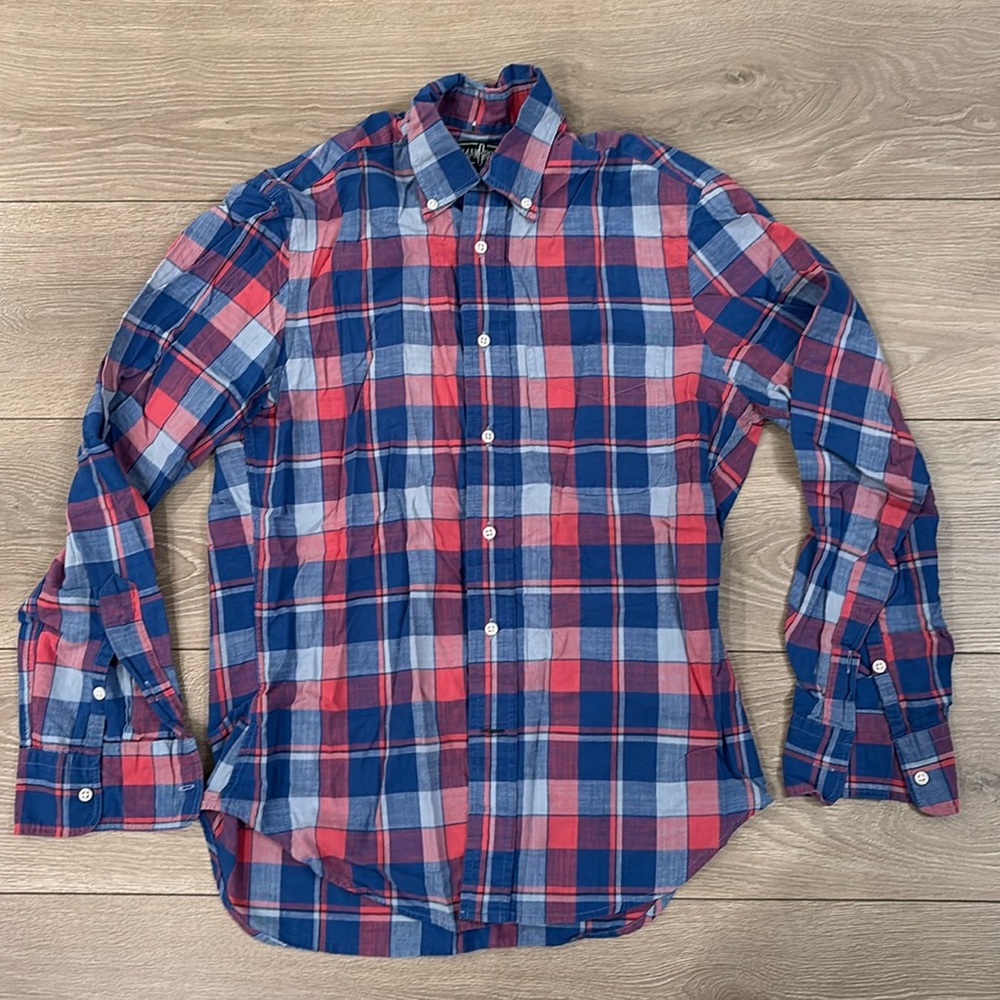 Gitman Brothers plaid button down